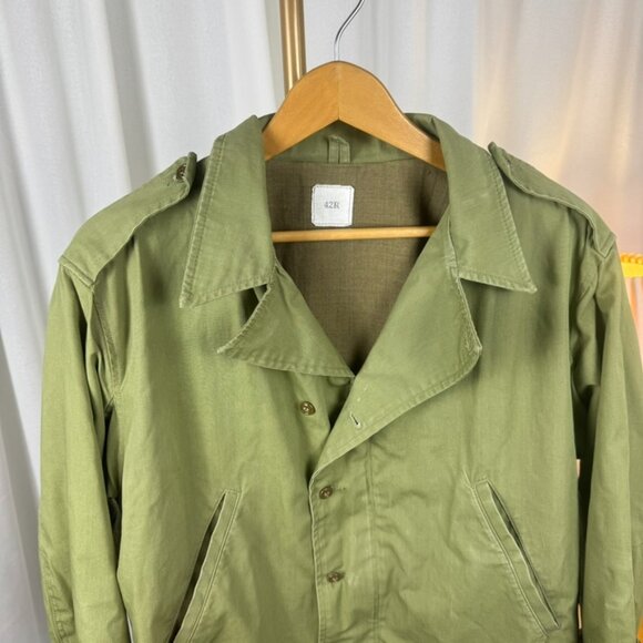 WWII 1942 U.S. Army OD Field Jacket Replica by WWII Impressions sz 42R/Large - Picture 14 of 16